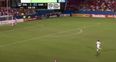 Video: An incredible goal from the halfway line was scored in the MLS last night