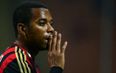 Video: Robinho with an open goal miss at the weekend