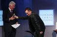 Video: Bono’s impression of Bill Clinton is surprisingly good
