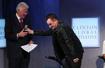 Video: Bono’s impression of Bill Clinton is surprisingly good