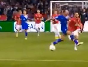 Video: Brutal, brutal tackle by Croatia’s Josip Šimunić on Serbia’s Miralem Sulejmani last night