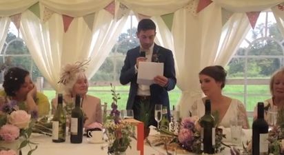 Video: Man Utd supporter gives a brilliant wedding speech