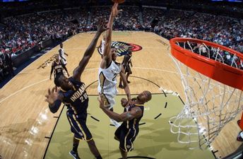 Video: Anthony Davis with a monster alley-oop for the Pelicans last night