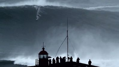 Video: Terrifying clip shows surfer riding what could be the world’s largest wave