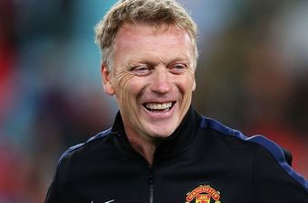 David Moyes was in photo-bombing form at Old Trafford tonight