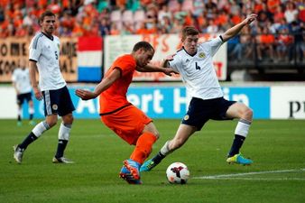 Video: How did this go in? Barely believable goal from the Holland under-21s last night