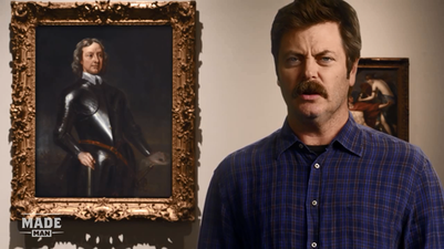 Video: Living legend Nick Offerman talks us through ‘Great Moments In Moustache History’