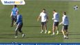 Video: Xabi Alonso nutmegs Zidane in training, and Zizou ain’t happy