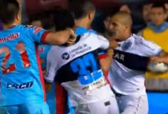 Video: Five players sent off after massive brawl in Argentina