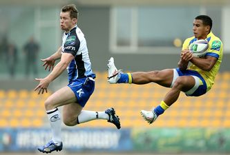 We have absolutely no idea what’s going on in this scene from Connacht v Zebre