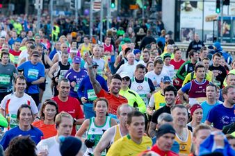 Pic: Chris Hadfield is a big fan of the guy who dressed up as Chris Hadfield for the Dublin Marathon today