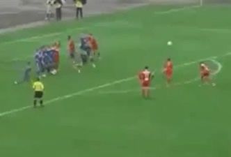Video: Easily the best free-kick routine you’ll see this week and possibly all year