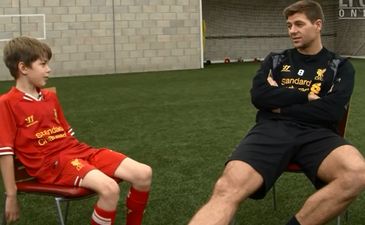 Video: Ten-year old Liverpool fan’s interview with Steven Gerrard is just great