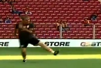 Video: 48-year old Gheorge Hagi pulls off ridiculously brilliant pass in veterans match