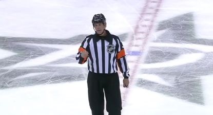 Video: This NHL referee calls a foul in a pretty unique style