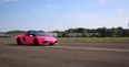 Video: Bright pink Lamborghini makes terminally ill girl’s dream come true