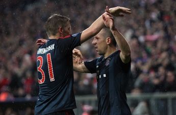 Video: Ribery and Schweinsteiger scored two lovely goals for Bayern Munich last night