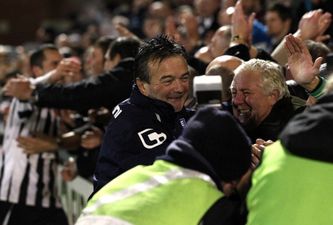 Desperate times – Dorchester’s 60 year-old manager forced to name himself on the bench