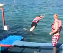 Video: Irishman’s waterskiing attempt on stag in Croatia ends in predictable and hilarious fashion