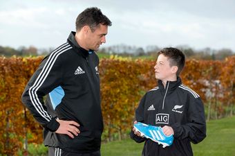 Dan Carter makes dreams come true for Dublin youngster