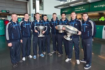 Picture: Sam is on his way to America with the Dublin footballers