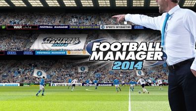 Pic: Football Manager commitment; lad plays in suit when team reaches Cup Final