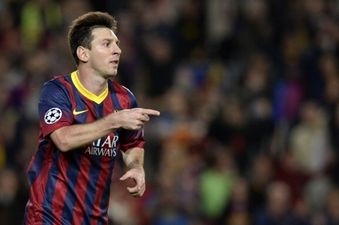 Video: He was offside, but check out Leo Messi’s incredible backheeled finish last night