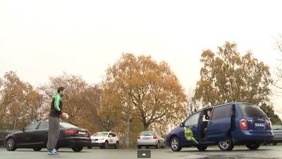 Video: Donegal’s Michael Murphy does a trickshot with a taxi and the Gooch. Sort of