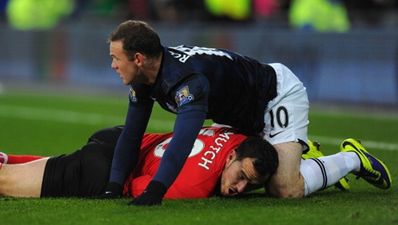 Wayne Rooney threw a few jabs at Graeme Souness and Martin Tyler on Twitter last night