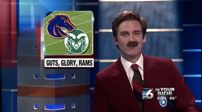 Video: News anchor reads entire broadcast as Ron Burgundy