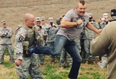Video: U.S. soldier willingly takes a spinning back kick from Chuck Liddell
