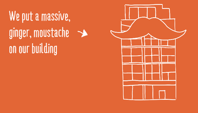 Pic: Dublin building becomes the first in the world to ‘grow a moustache’