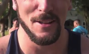Video: Rugby Sevens player Matt Turner grows incredible ‘Monkey Tail Mo’ for Movember
