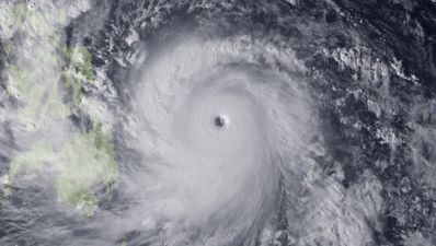 Holy sh*t, look at the size of the super typhoon about to hit the Philippines