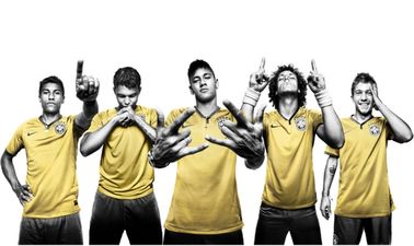 Picture: Brazil unveil their jersey for the World Cup in 2014