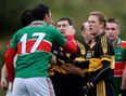 Picture: Things got a bit heated between the Gooch and his opponent yesterday