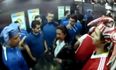 Video: Rival football fans combine for very mean but very funny elevator prank in Columbia