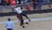 Video: Wide receiver makes epic full-stretch, one-handed catch in High School football match