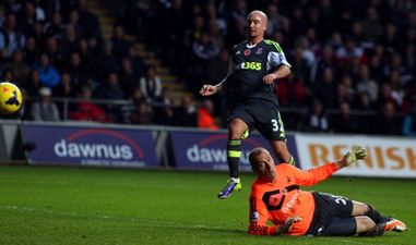 Video: Stephen Ireland was back on goal trail yesterday for Stoke