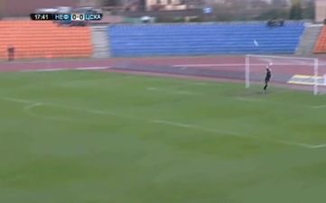 Video: This screamer from the halfway line in Bulgaria is one of the best goals you’ll see today