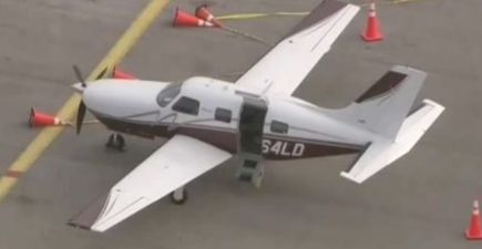 Video: Incredible footage as a plane is forced to perform an emergency landing on a motorway