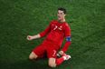 GIF: You-know-who gives Portugal the advantage in play-off
