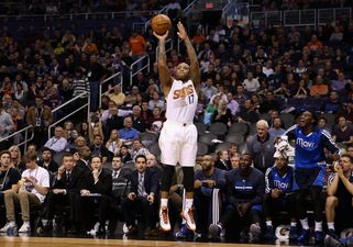 Picture: The Phoenix Suns ran up an amazing score in the NBA last night
