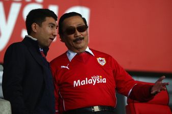 Vine: It looks like Vincent Tan was booing his own team after their draw with Sunderland