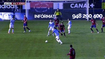 Gif: Just look at the bend Malaga’s Eliseu gets on this goal