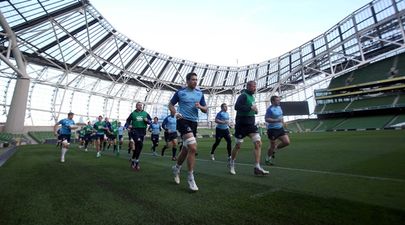 Pic: Brian O’Driscoll and Luke Fitzgerald make interesting faces in this Leinster team photo