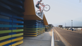 Video: Cyclists complete mind blowing tricks on a €18,000 road bike