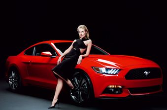 Video: Sienna Miller unveils the all-new Ford Mustang, the first to go on sale in Europe
