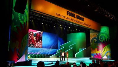 Pic: Sepp Blatter’s entrance to the World Cup draw was something else