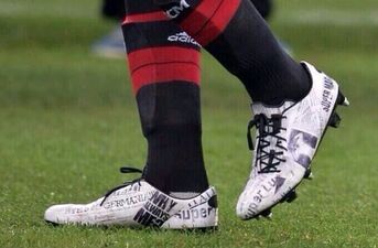 Picture: The boots that Mario Balotelli wore tonight were simply epic
